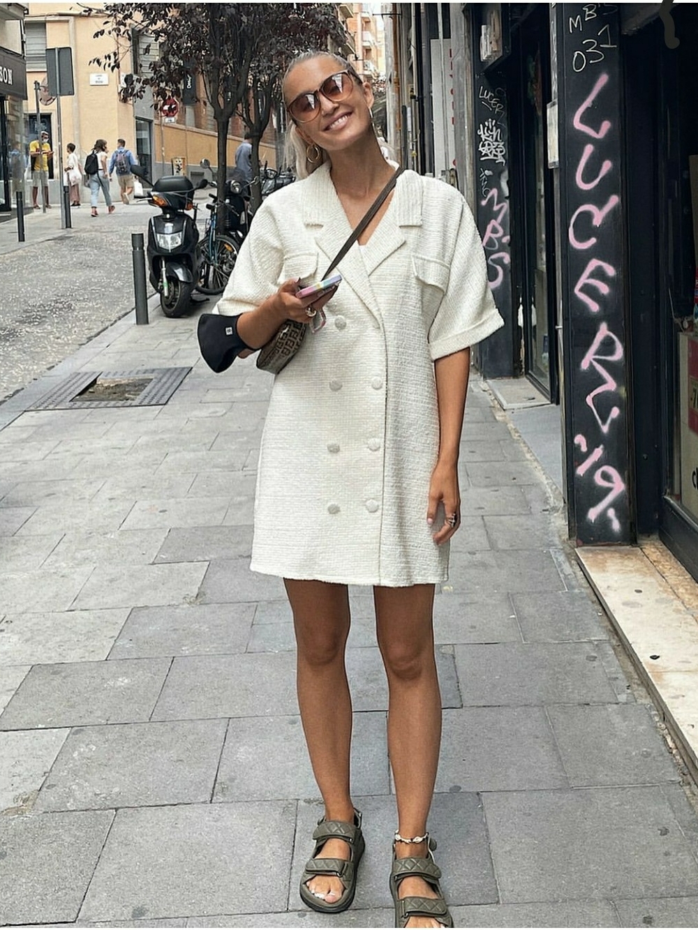 ZARA TEXTURED SHIRT DRESS- NWT
